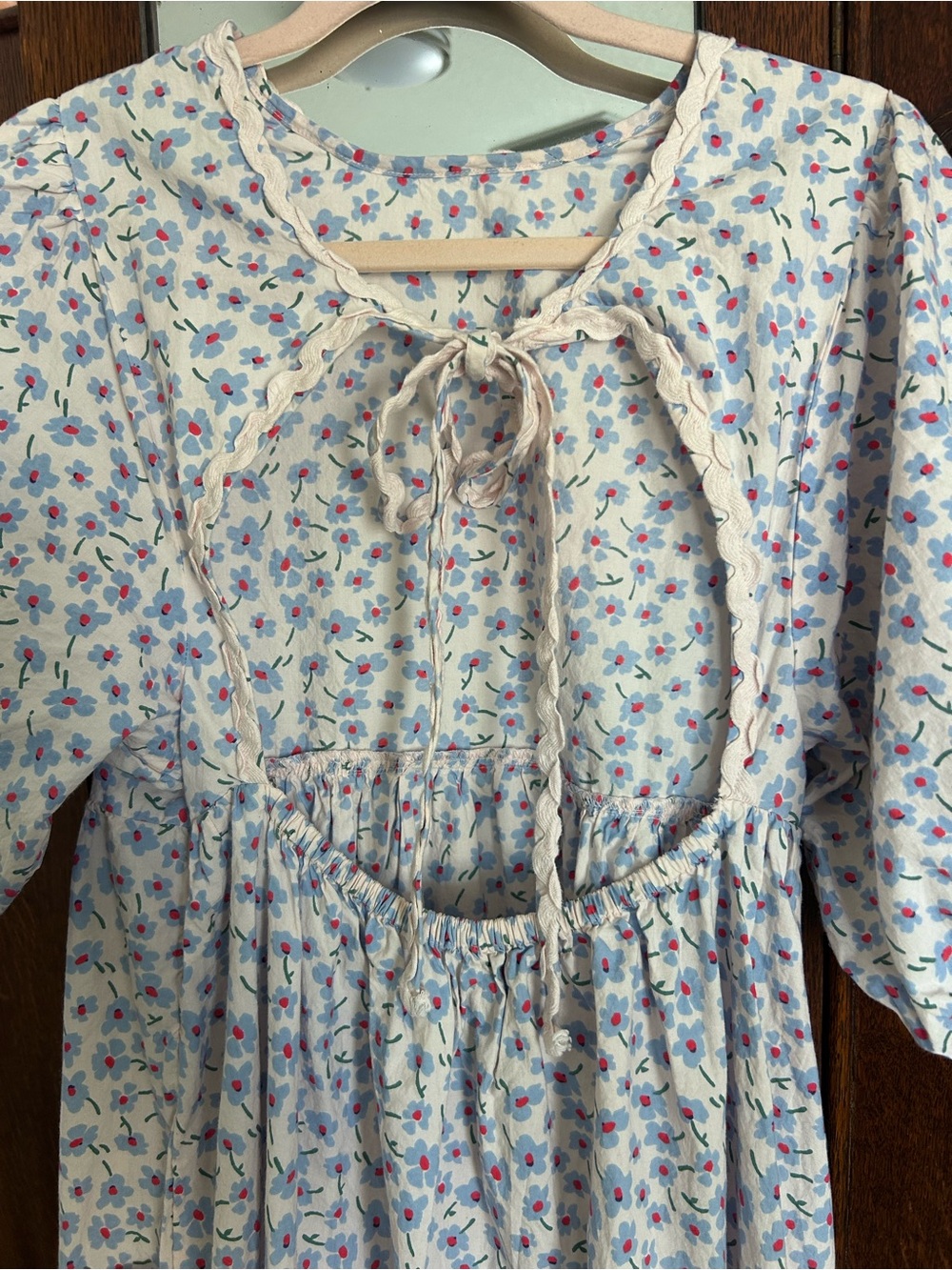 Damson Madder Greta ditsy midi dress - Picture 8 of 9